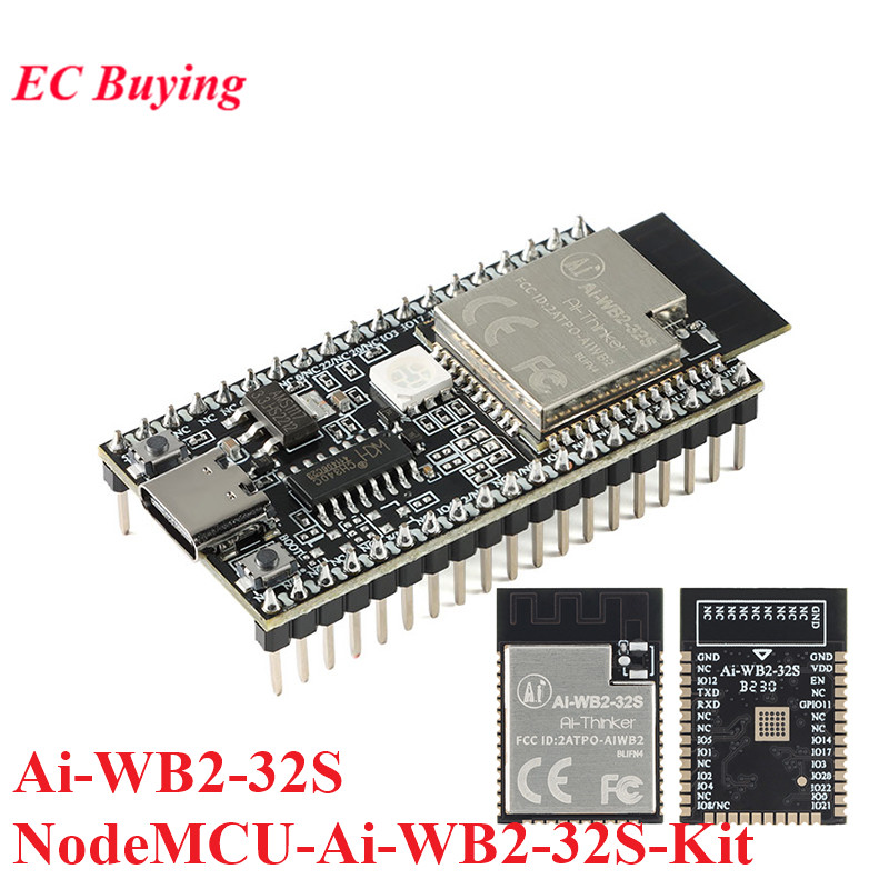 Nodemcu 32S - Ai-WB2-32S NodeMCU-Ai-WB2-32S-Kit Ai-WB2 2.4G WiFi+Bluetooth-compatible BLE