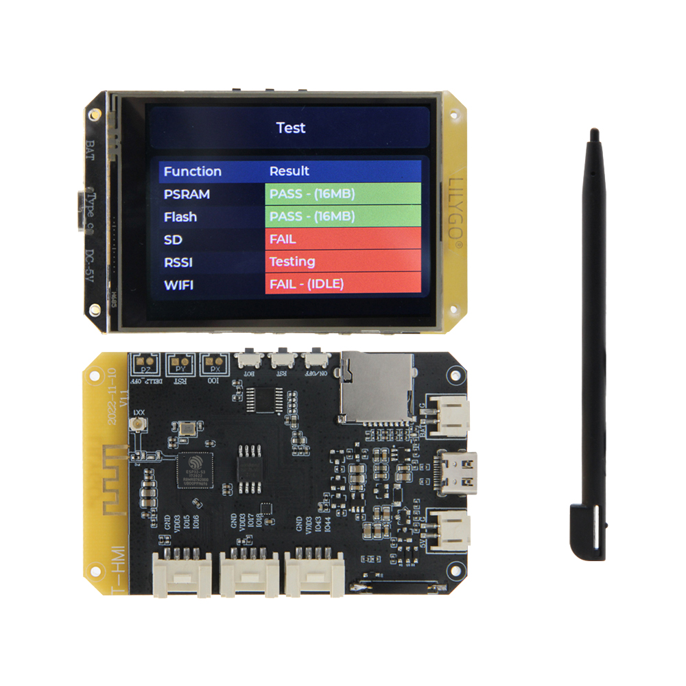 Ttgo Tdisplay - TTGO T-HMI ESP32-S3 Development Board 2.8''