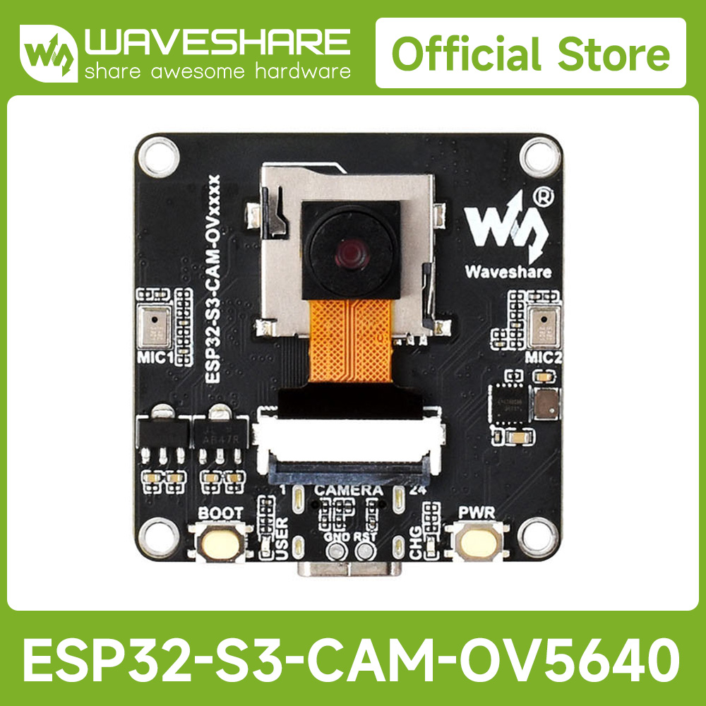 Lolin S3 - Waveshare ESP32-S3 AIoT Camera Development Board,