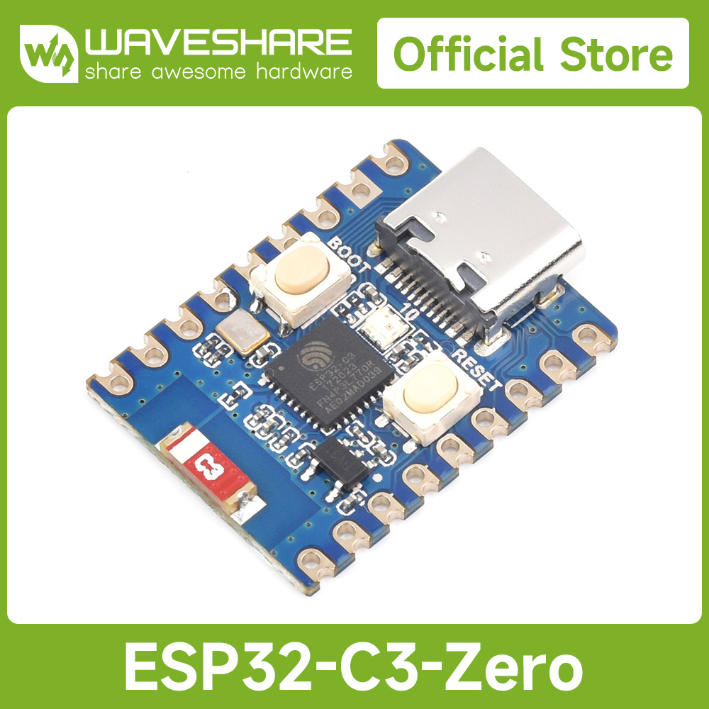 Waveshare Esp32 - Waveshare ESP32-C3 Zero Mini Development Board,