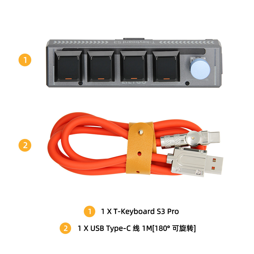 Lolin S3 - LILYGO T-Keyboard-S3-Pro ESP32-S3 Keyboard Development Board