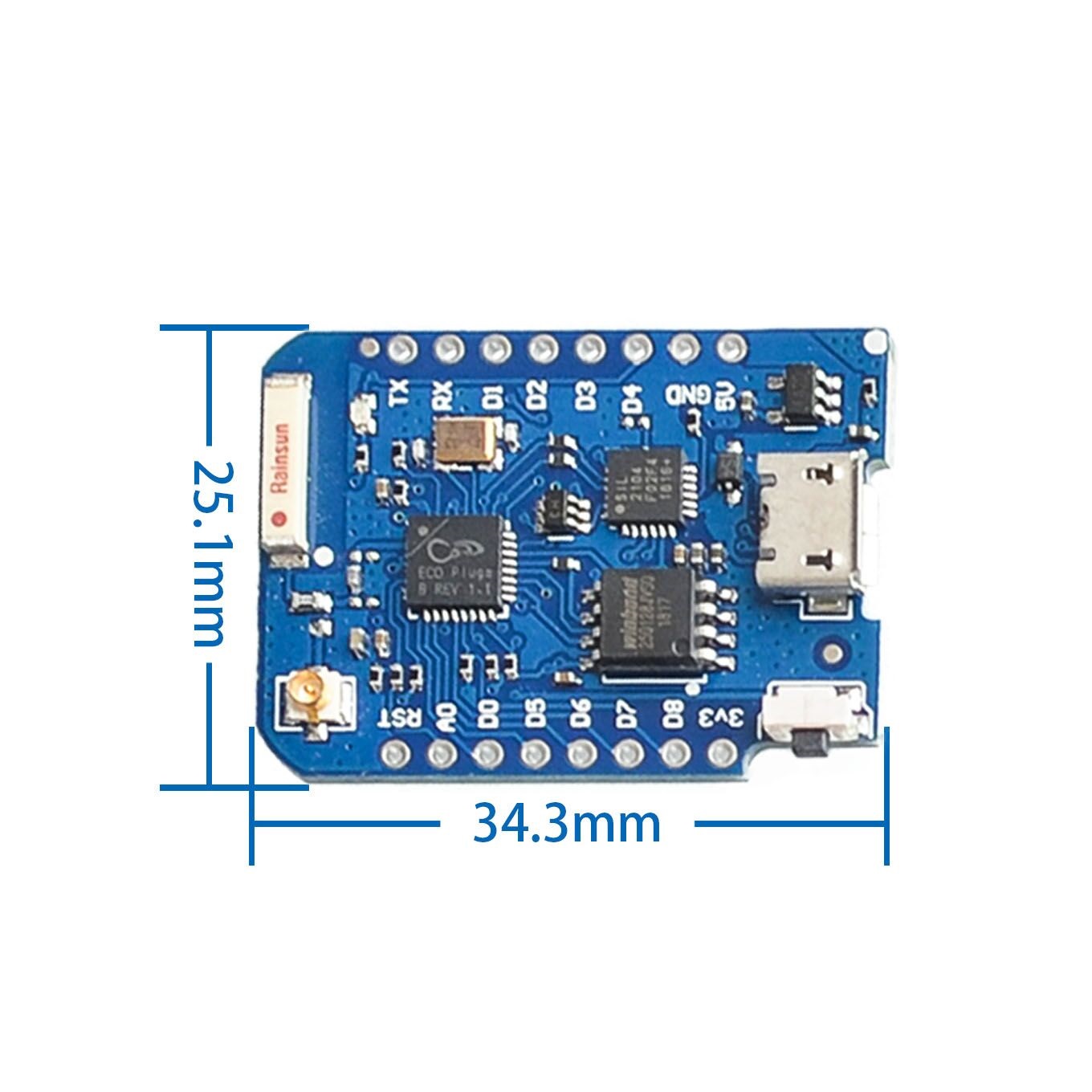 WEMOS D1 Mini Pro 4M 16M Bytes - огляд і ціна Wemos D1 Mini