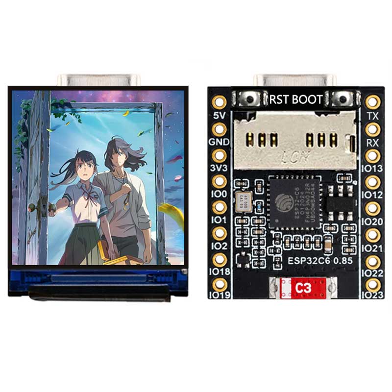 ESP32 C6 0.85 Inch 128X128 IPS - огляд і ціна Doit Esp32