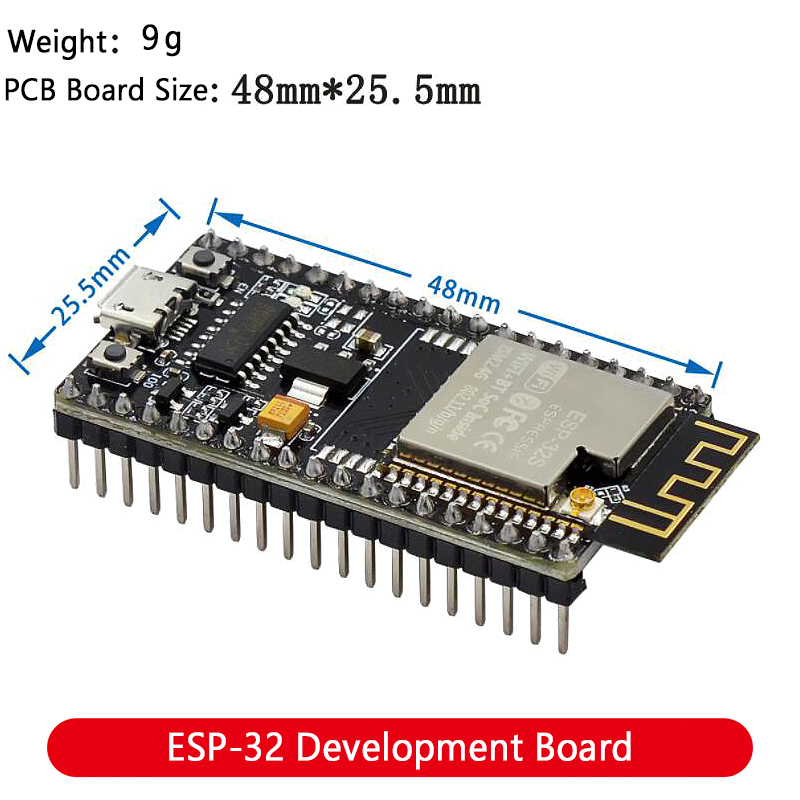 NodeMCU ESP-32S ESP-WROOM-32E  - огляд і ціна Nodemcu 32S