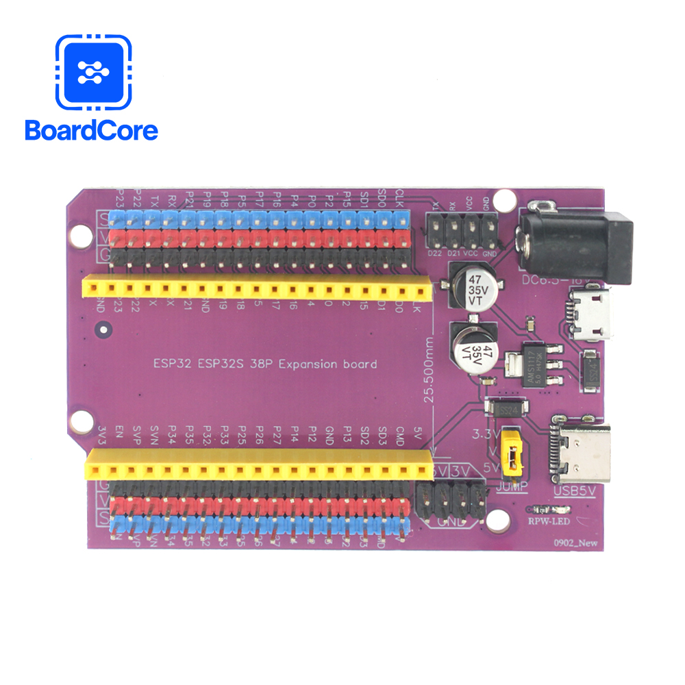 ESP32S 38Pin Expansion Board M - огляд і ціна Nodemcu 32S