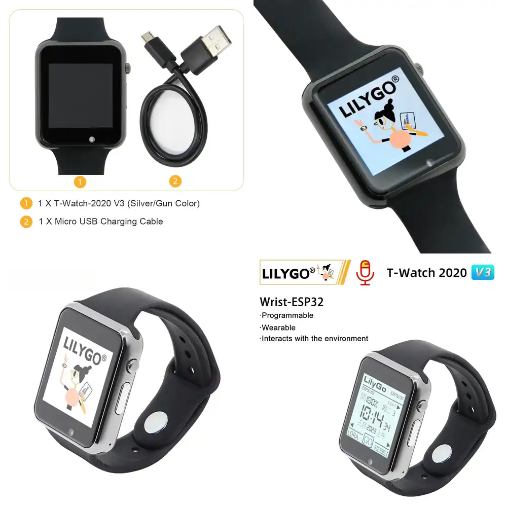LILYGO TTGO T-Watch 2020 V3 47 - огляд і ціна Ttgo T Watch