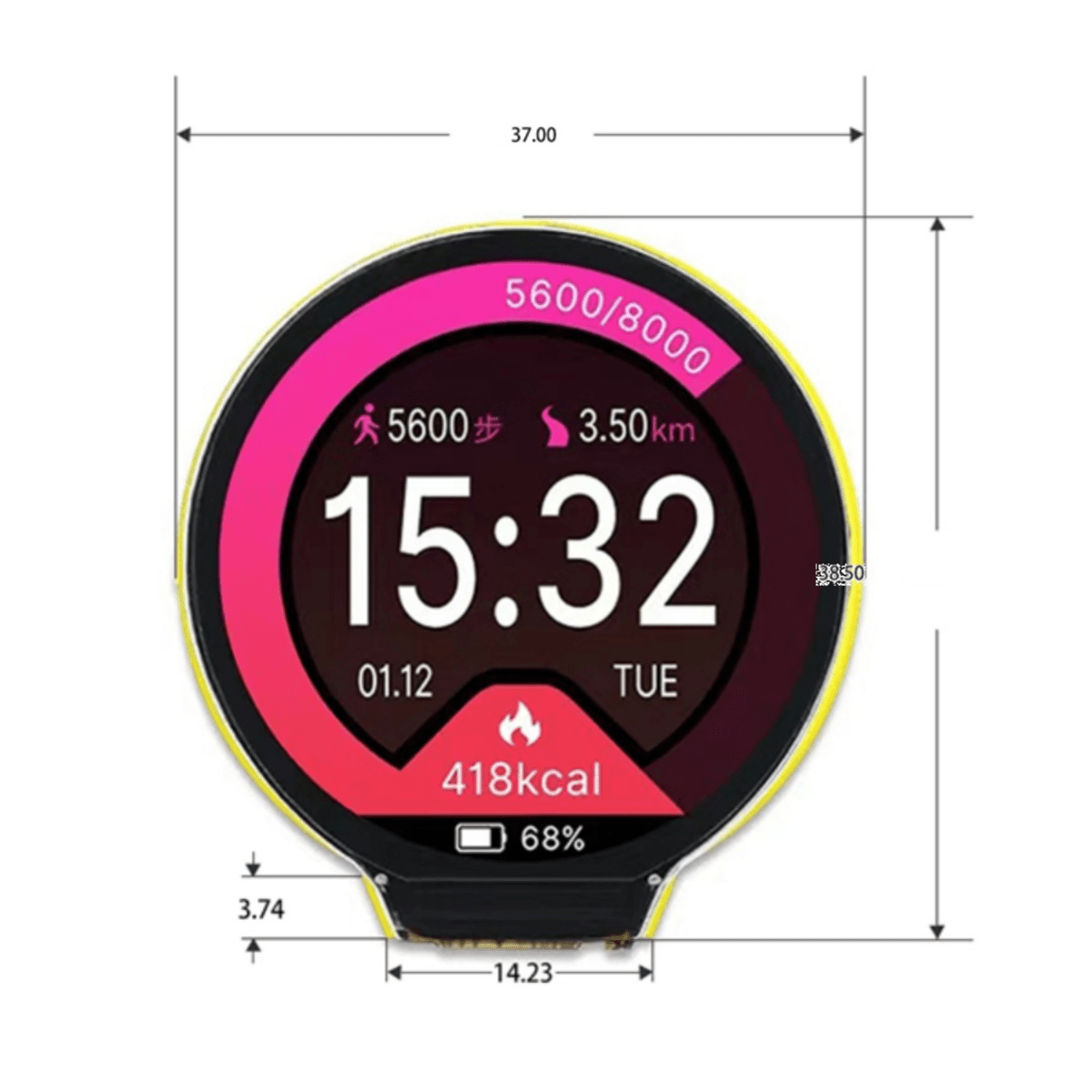 ESP32-C3 1.28 Inch Round Displ - огляд і ціна Ttgo T Watch