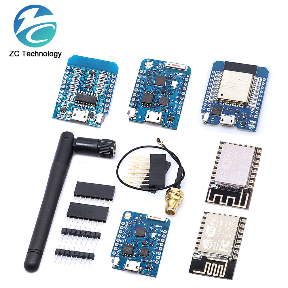 ESP8266 ESP-12 ESP-12F ESP32 C - огляд і ціна Wemos D1 Mini