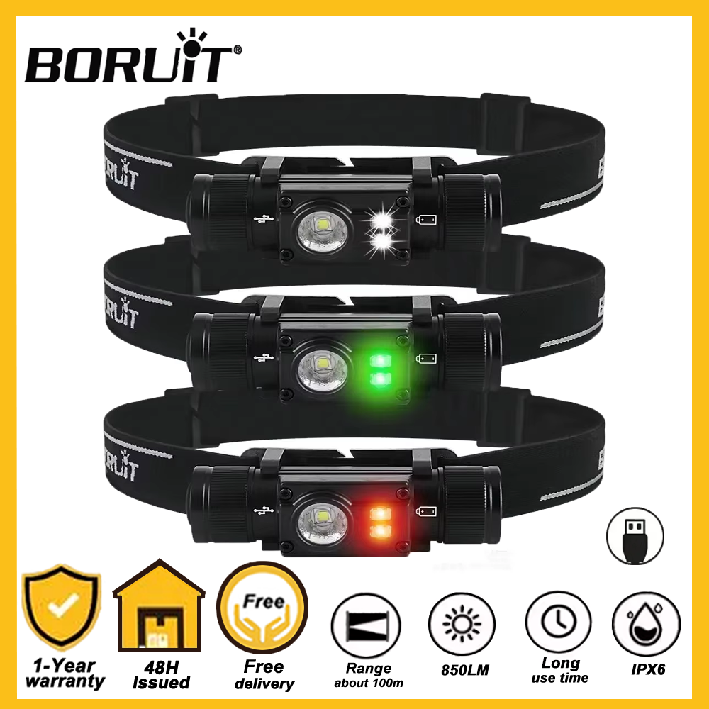 BORUiT HP500 LED Headlamp with - огляд і ціна Lolin D32
