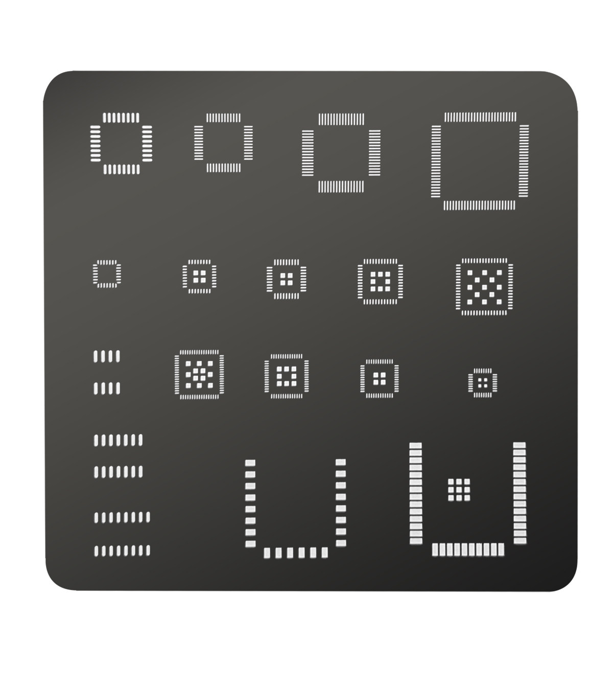 Universal IC Stencil QFP QFN S - огляд і ціна Doit Esp32