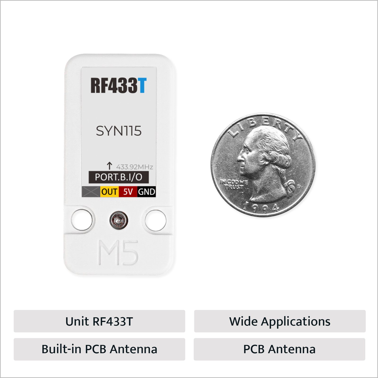 M5Stack Official RF UNIT 433MH - огляд і ціна M5Stack