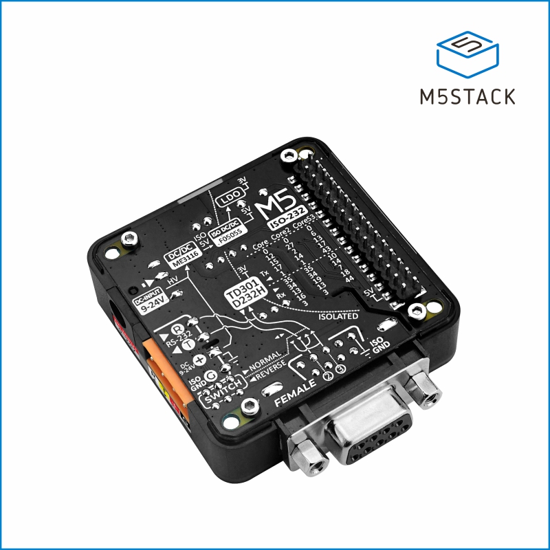 M5Stack Official RS232 Module  - огляд і ціна M5Stack