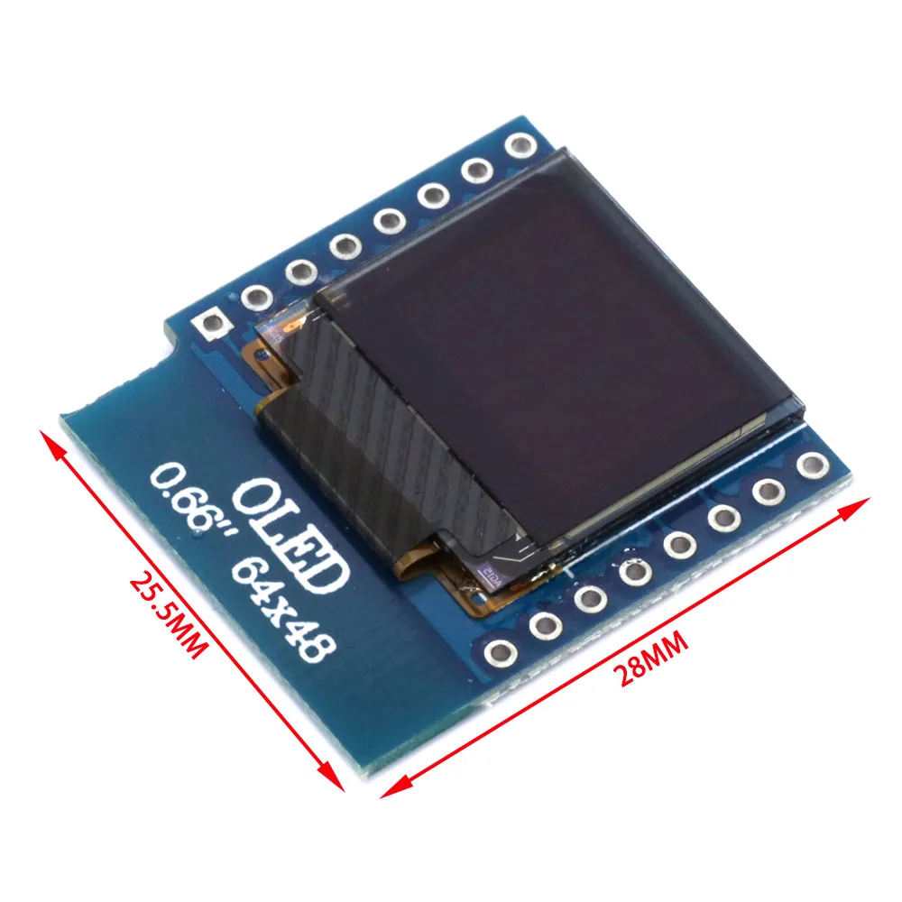 SSD1306 I2C OLED Display for W - огляд і ціна Wemos D1 Mini