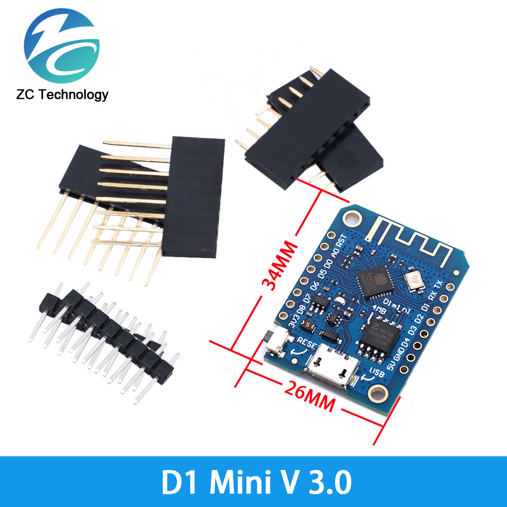 D1 Mini ESP8266 ESP-12F CH340G - огляд і ціна Wemos D1 Mini