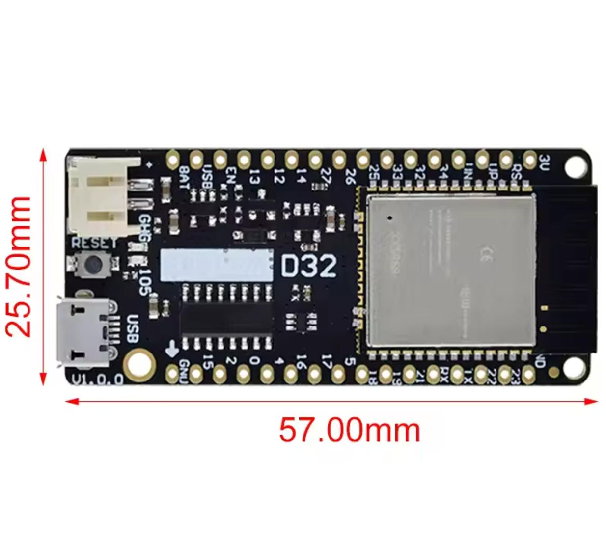 GREATZT LOLIN D32 V1.0.0 - wif - огляд і ціна Lolin D32