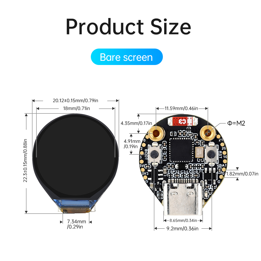 ESP32-C3 IoT Development Board - огляд і ціна Ttgo T Watch