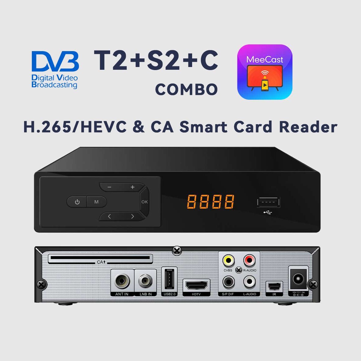 Meecast H.265 Satellite TV Rec - огляд і ціна Devkitc