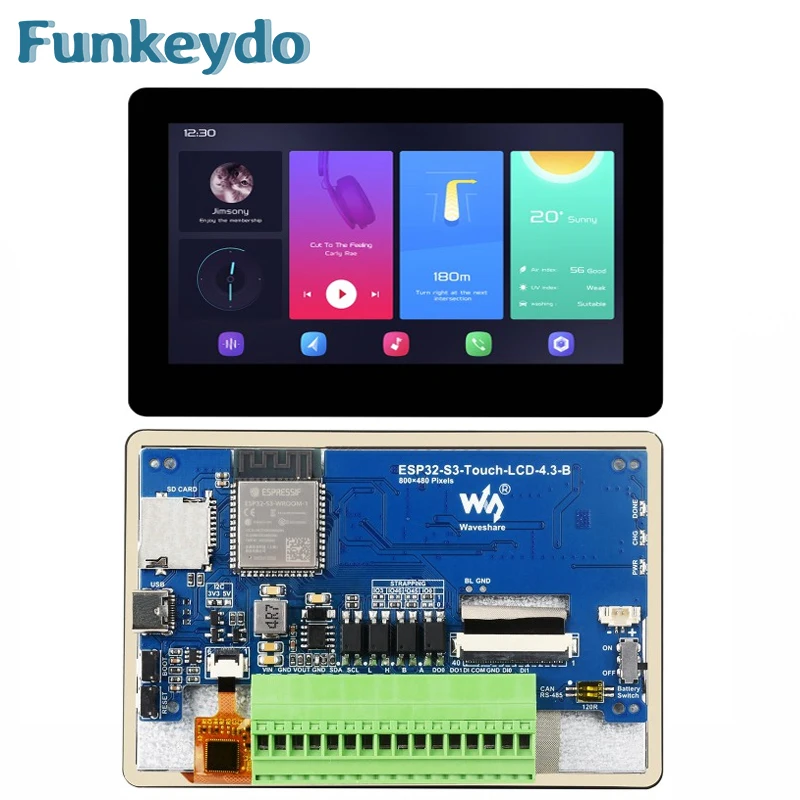 Waveshare ESP32-S3 4.3 inch IP - огляд і ціна Lolin S3