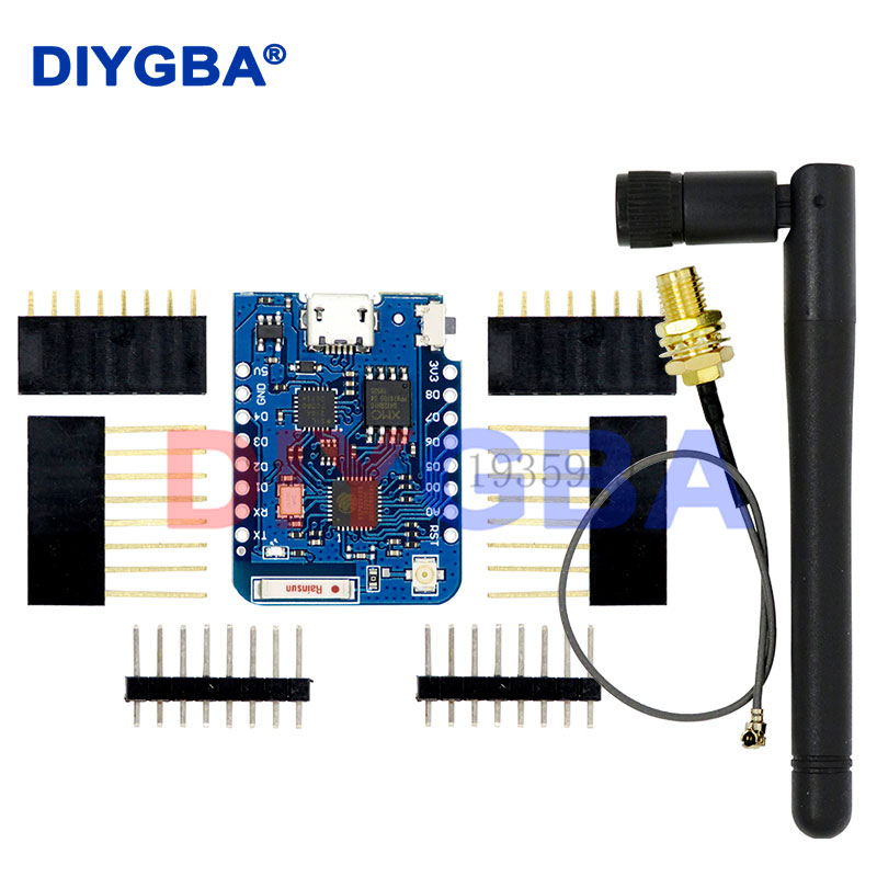 WEMOS D1 Mini Pro 4M 16M Bytes - огляд і ціна Nodemcuv2