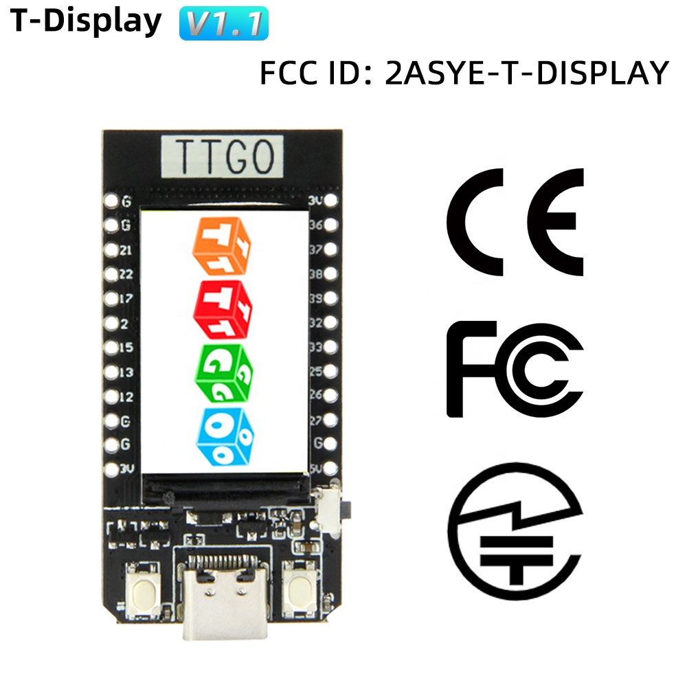 TTGO T-Display ESP32 1.14'' LC - огляд і ціна Ttgo Tdisplay