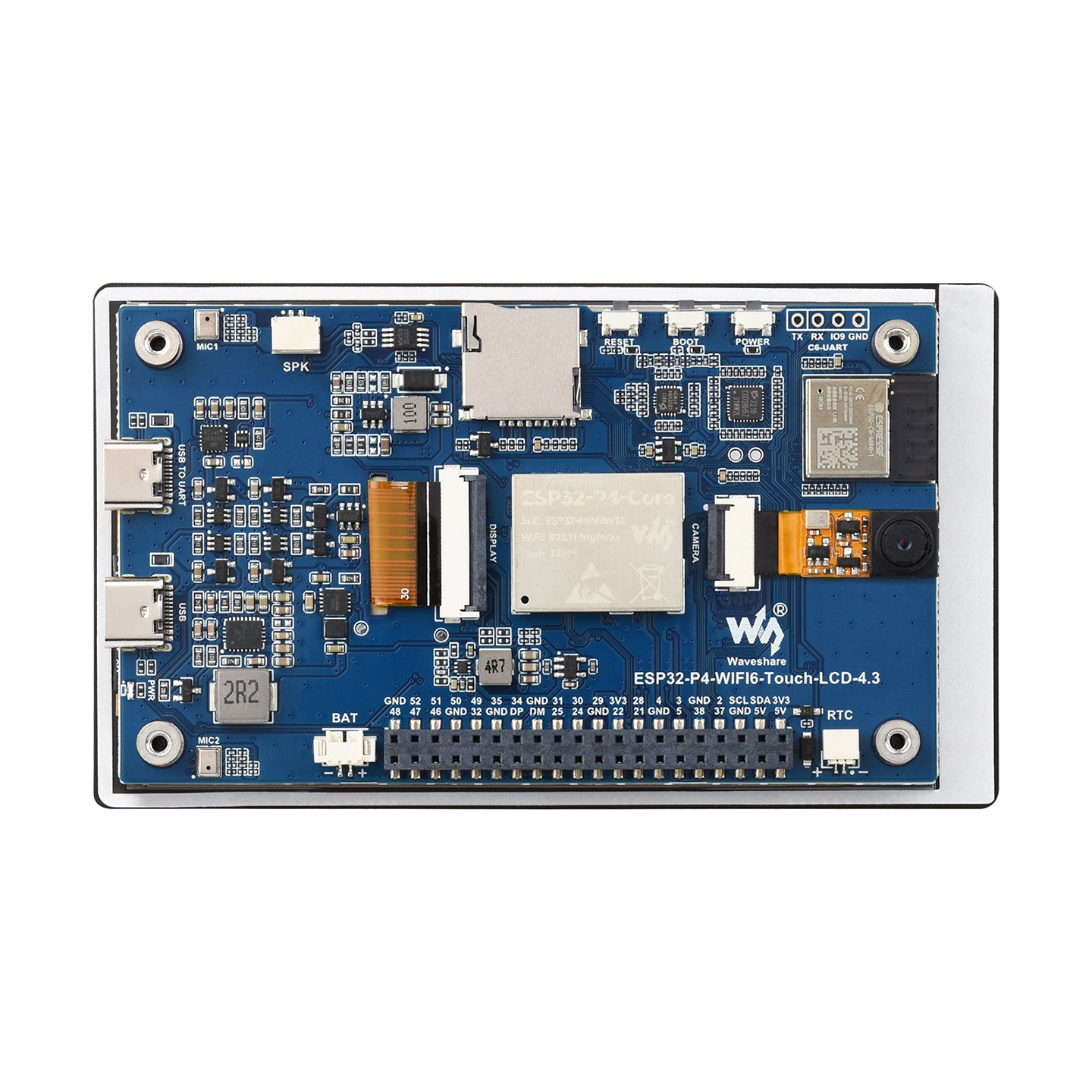 Waveshare ESP32-P4-WIFI6 4.3in - огляд і ціна Doit Esp32