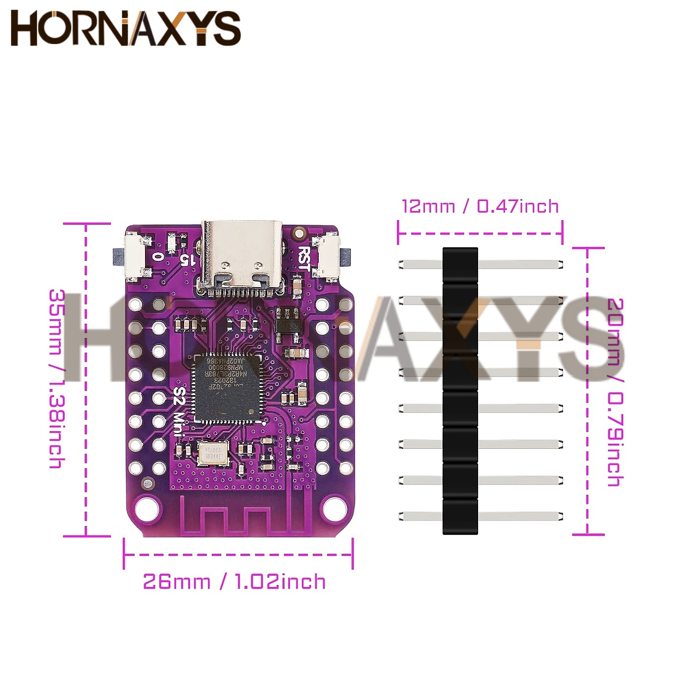 1-10PCS/ESP32 S2 Mini V1.0.0 - - огляд і ціна Lolin D32