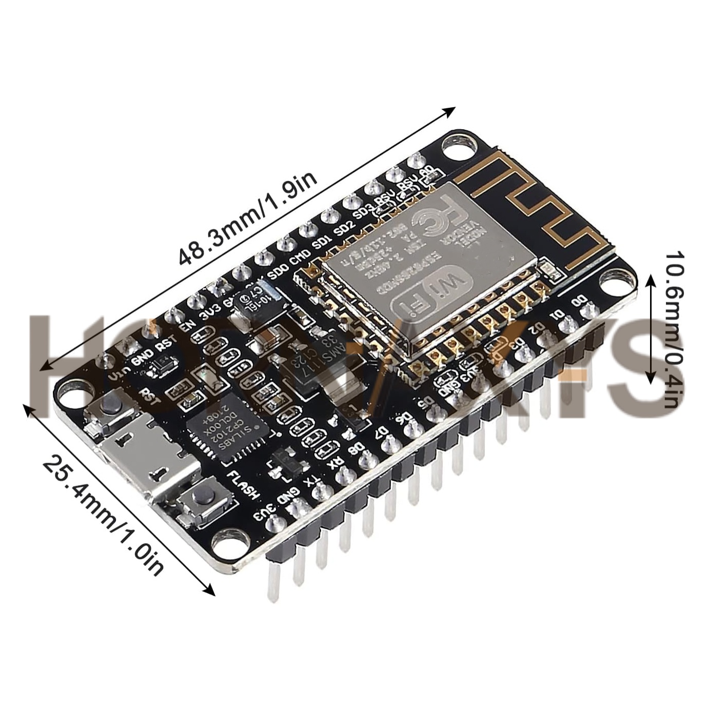 1-10PCS/Wireless Module CP2102 - огляд і ціна Nodemcuv2