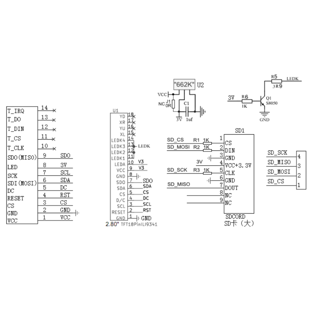 2.8 Inch TFT LCD Display Modul - огляд і ціна Devkitc