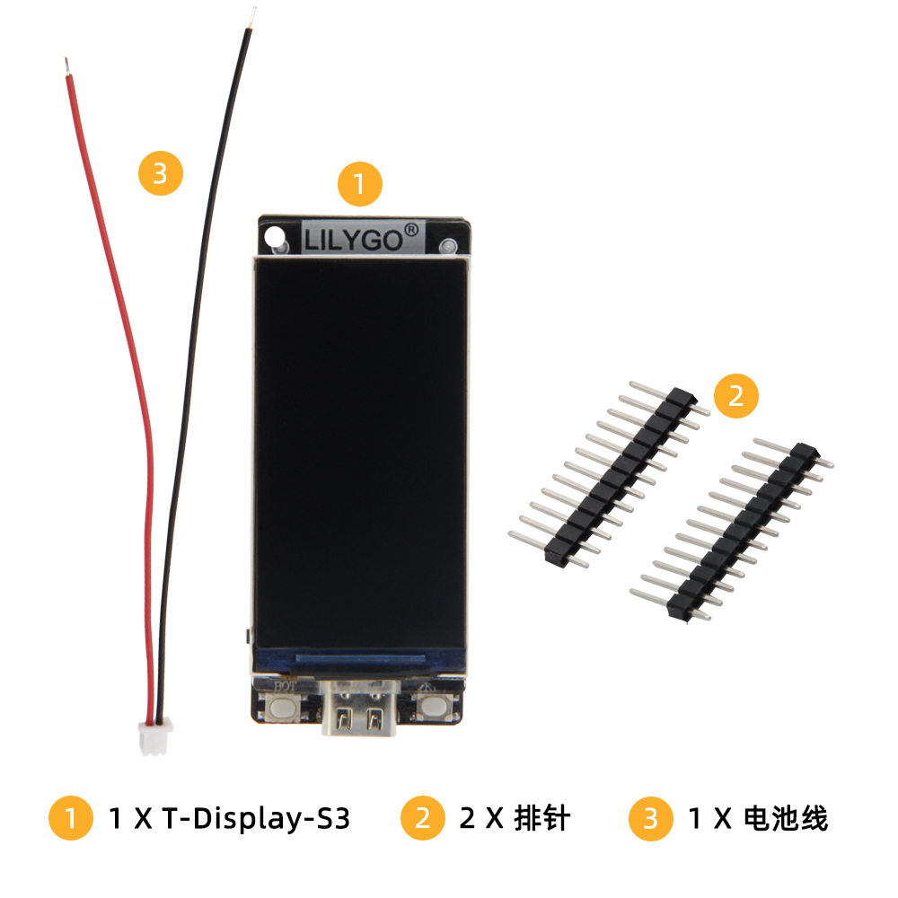 LILYGO T-Display-S3 1.9-Inch L - огляд і ціна Lolin S3