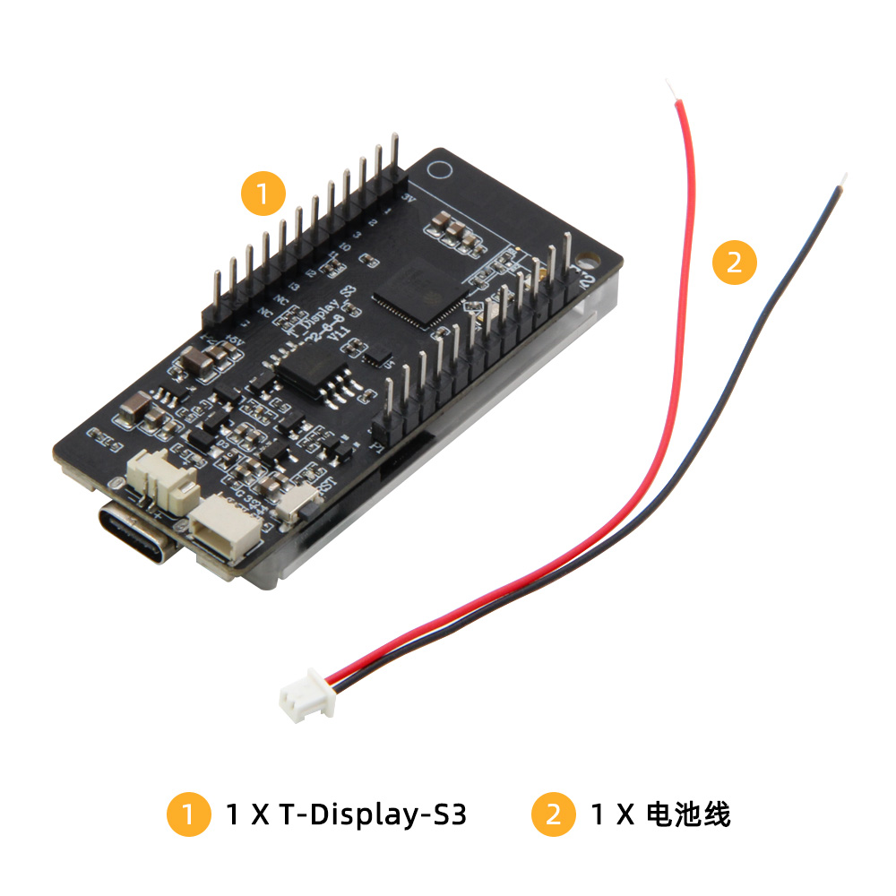 LILYGO T-Display-S3 1.9-Inch L - огляд і ціна Lolin S3