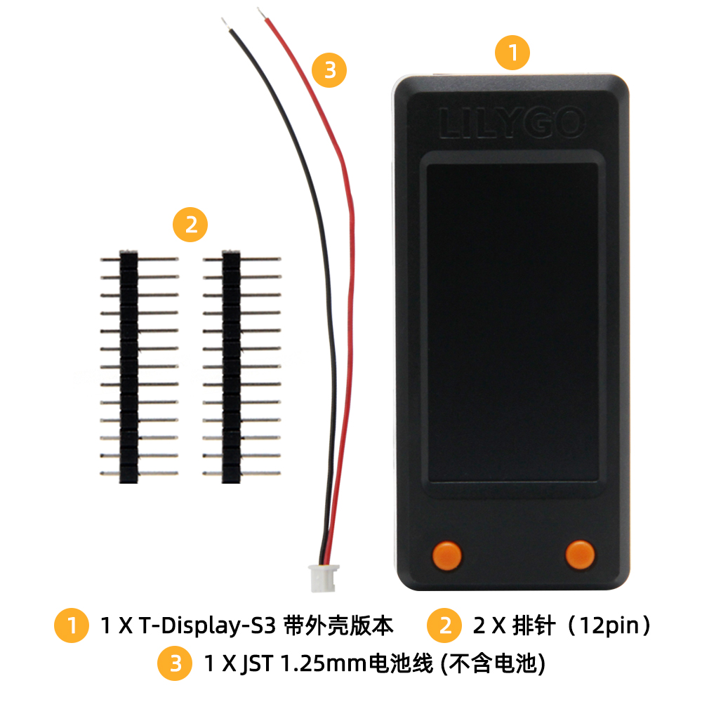 LILYGO T-Display-S3 1.9-Inch L - огляд і ціна Lolin S3