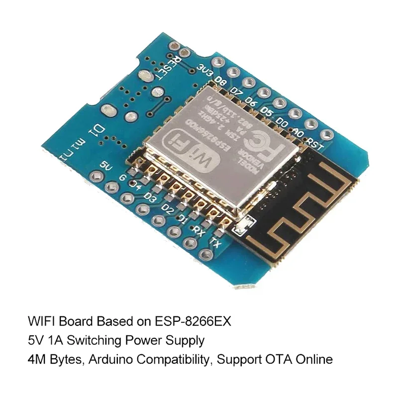 10pcs WeMos D1 Mini Pro V3.0 N - огляд і ціна D1 Mini Pro