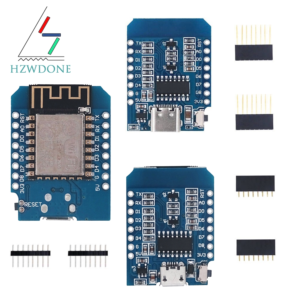 Type-C Micro USB D1 Mini NodeM - огляд і ціна Nodemcuv2